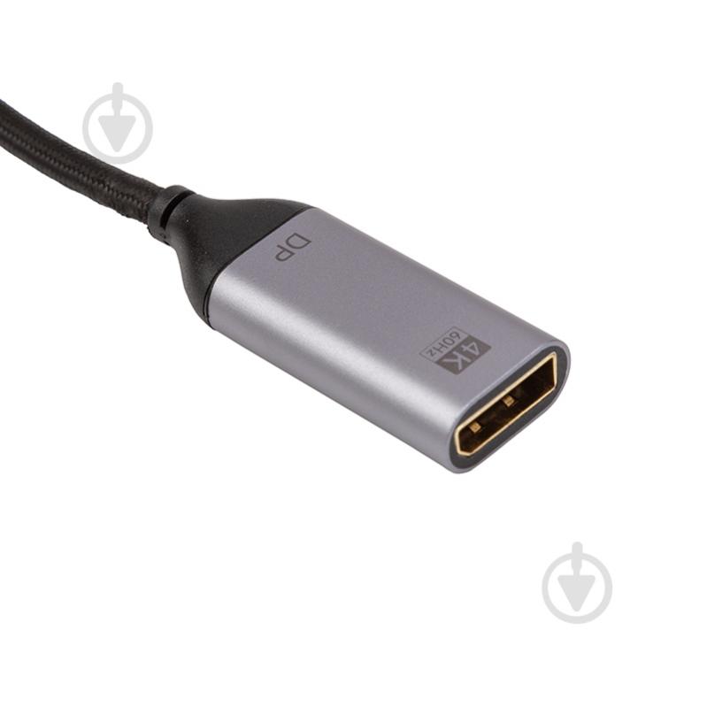 Адаптер CableTime USB-C (M) - DisplayPort (F) CA913671 0,1 м grey (CA913671) - фото 3 Адаптер CableTime USB-C (M) - DisplayPort (F) CA913671 0,1 м grey (CA913671) - фото 3