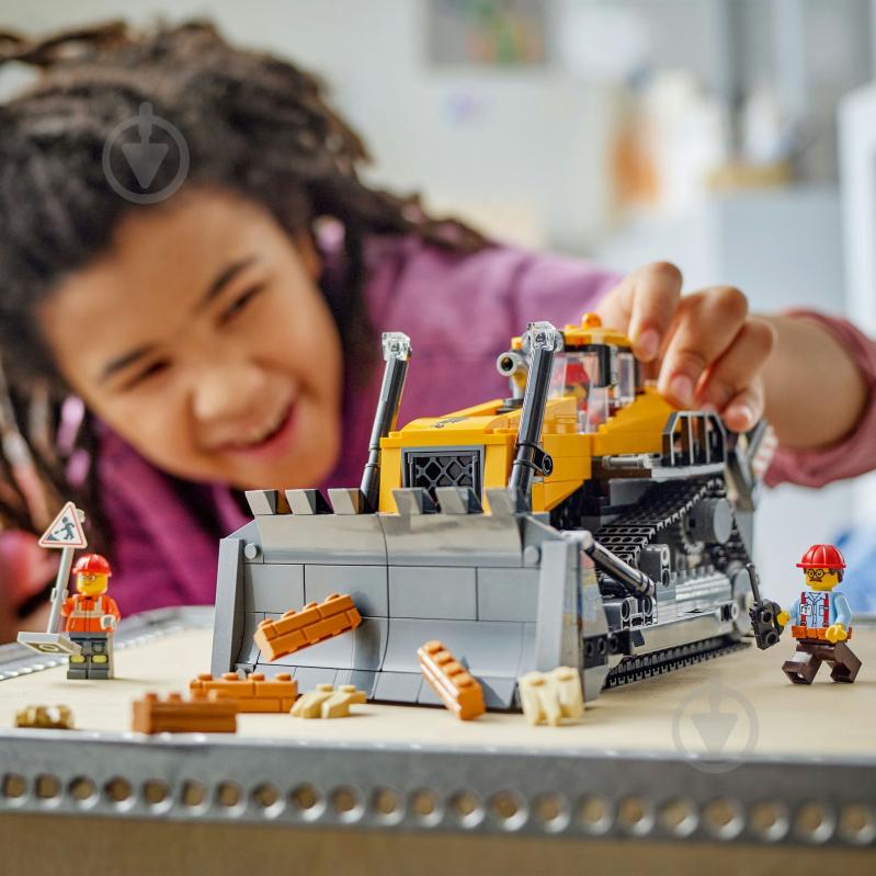 Конструктор LEGO City Жовтий бульдозер 60466 - фото 4