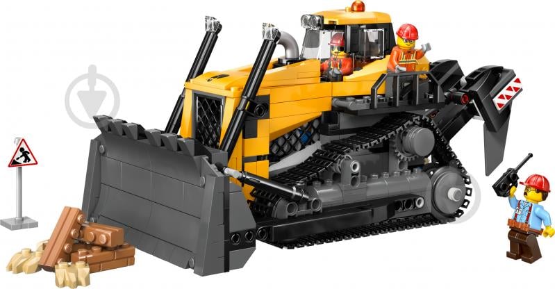 Конструктор LEGO City Жовтий бульдозер 60466 - фото 3