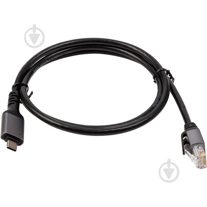 Кабель PowerPlant USB Type-C — RJ45 1 м black (CA914913) - фото 2
