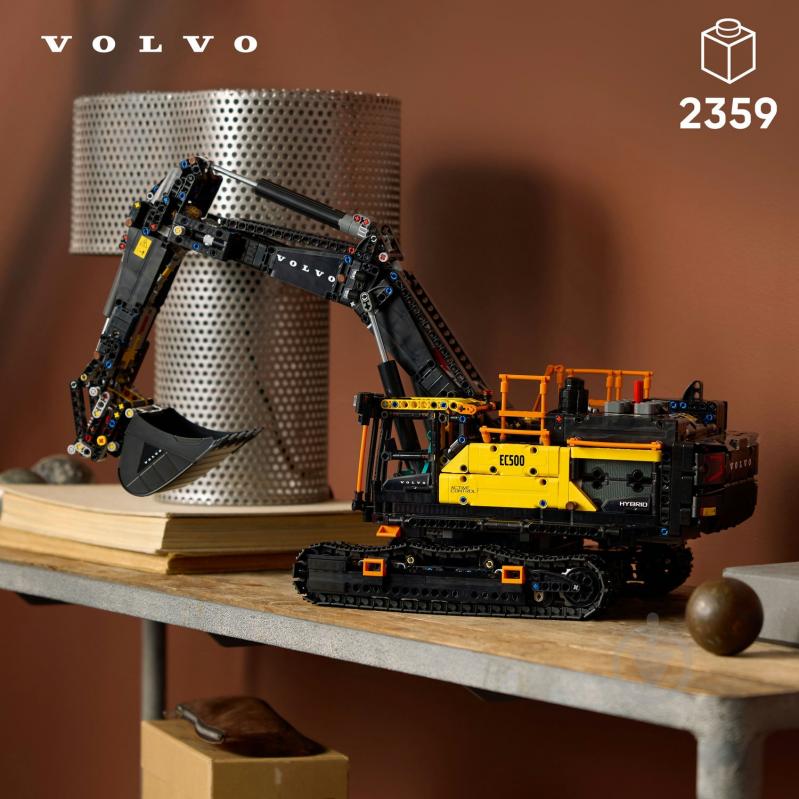 Конструктор LEGO Technic Екскаватор Volvo EC500 Hybrid 42215 - фото 4 Конструктор LEGO Technic Екскаватор Volvo EC500 Hybrid 42215 - фото 4