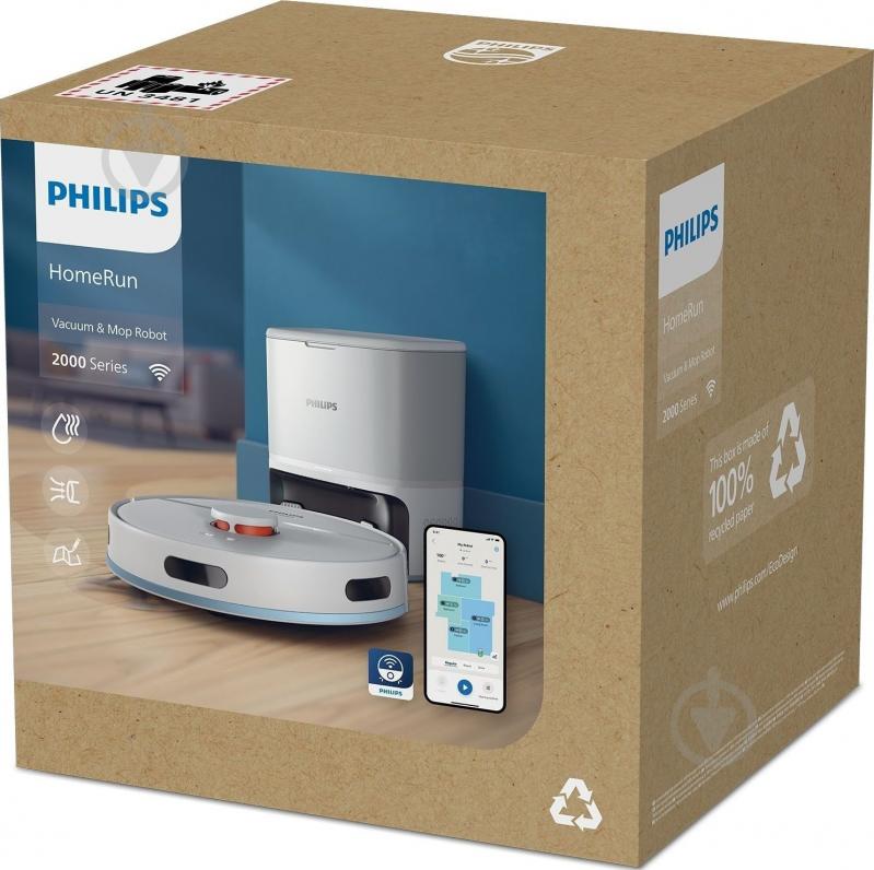 Робот-пылесос Philips Series 2000 XU2100/20 white - фото 4