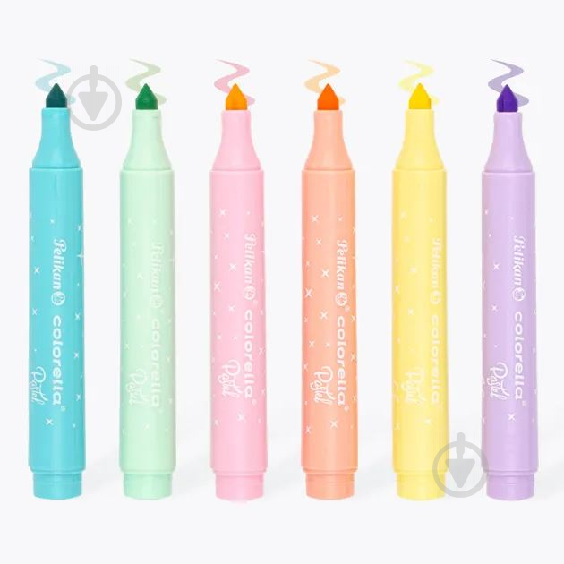 Набір пастельних маркерів Colorella Pastel Jumbo 6 кольорів 818063 Pelikan - фото 4