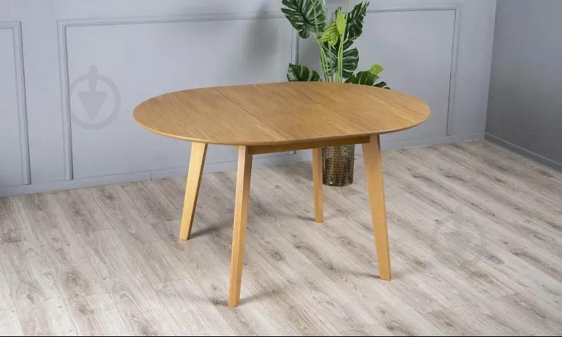 Стол обеденный Prestol Марс 900(1375)x900x750мм дуб/дуб - фото 6