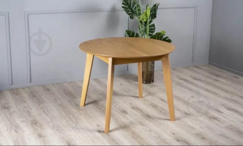 Стол обеденный Prestol Марс 900(1375)x900x750мм дуб/дуб - фото 5