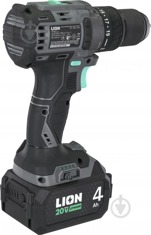 Шуруповерт аккумуляторный LION BD1-20BL-45NM-4A1-C - фото 6