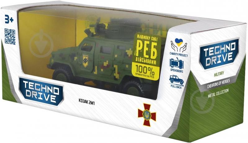 Автомодель TechnoDrive Шевроны Героев Козак 2М1 АЗОВ KS450-2 - фото 2 Автомодель TechnoDrive Шевроны Героев Козак 2М1 АЗОВ KS450-2 - фото 2