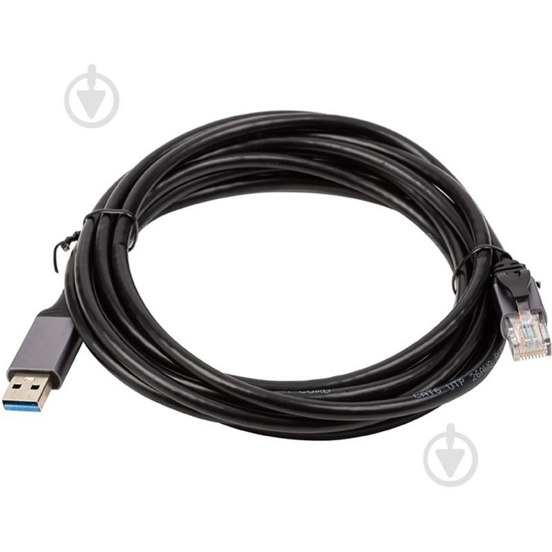 Кабель PowerPlant CAT6 UTP, USB3.0 Type-A - RJ45 3 м black (CA914999) - фото 1 Кабель PowerPlant CAT6 UTP, USB3.0 Type-A - RJ45 3 м black (CA914999) - фото 1