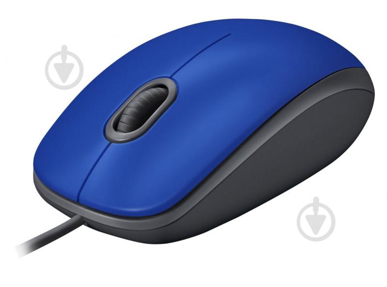 Мышь Logitech проводная M110 Silent Corded USB blue (910-006758) - фото 3