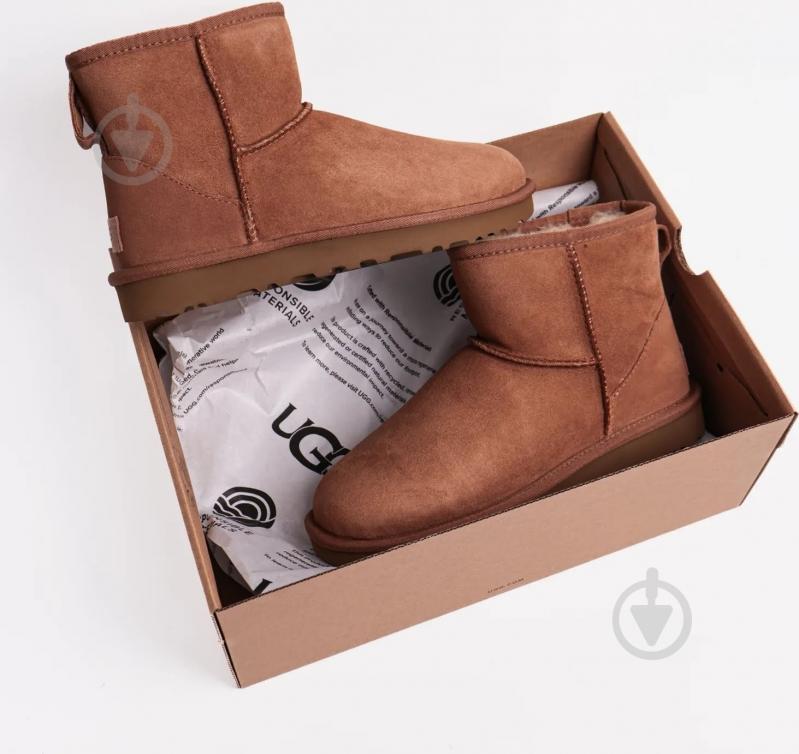 Черевики UGG W CLASSIC MINI II 1016222-CHE р.36 коричневий - фото 8