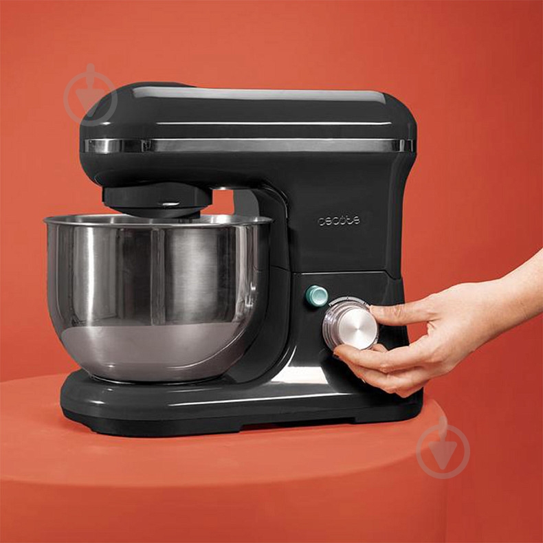 Миксер планетарный CECOTEC Cecomixer Merengue 5L 1200 Black - фото 2 Миксер планетарный CECOTEC Cecomixer Merengue 5L 1200 Black - фото 2