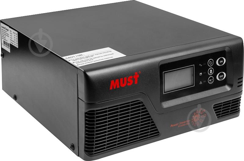 Преобразователь напряжения PowerPlant Must 300W с чистой синусоидой 12V LCD KD00MS0046 - фото 1