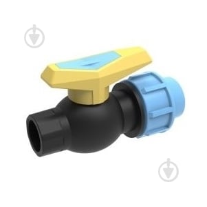 Кран кульовий SantehPlast D 32 ЗВ 1'' (PP) - фото 1 Кран кульовий SantehPlast D 32 ЗВ 1'' (PP) - фото 1