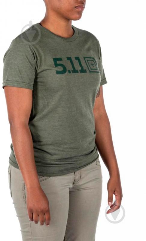 Футболка 5.11 Tactical Legacy Tonal Tee р.XXL Military Green Heather - фото 3