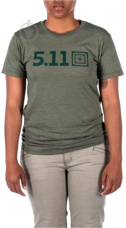 Футболка 5.11 Tactical Legacy Tonal Tee р.XXL Military Green Heather - фото 4