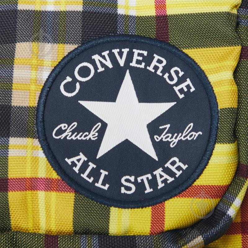 Рюкзак Converse Go 2 Backpack YELLOW_PLAID/OBSIDIAN 10019901-745 чорний із жовтим - фото 4