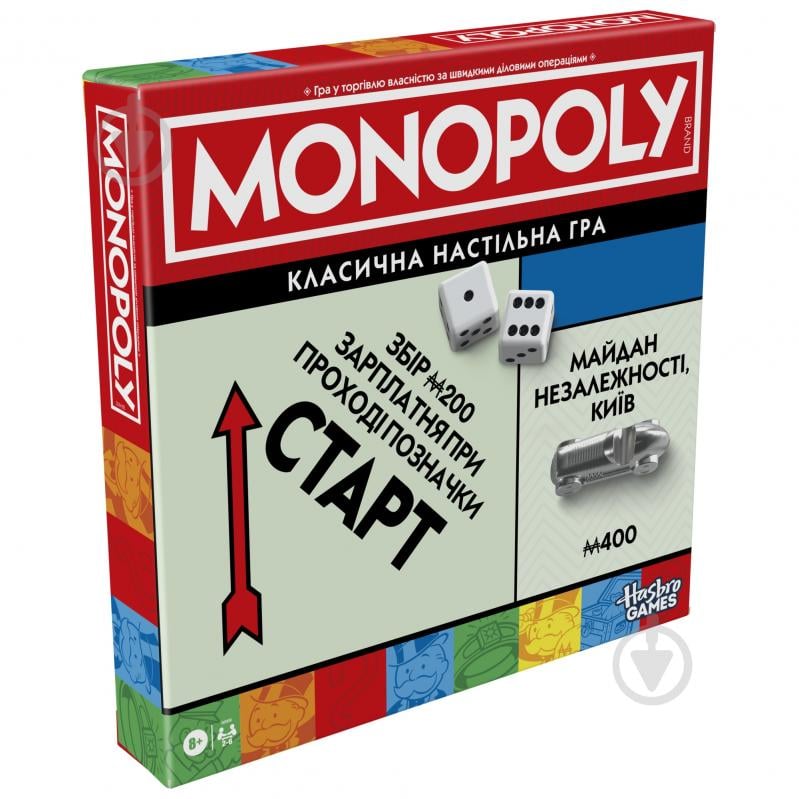 Игра настольная Hasbro Монополия классическая G0009 - фото 8 Игра настольная Hasbro Монополия классическая G0009 - фото 8