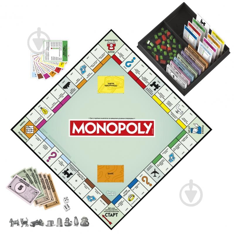 Игра настольная Hasbro Монополия классическая G0009 - фото 7 Игра настольная Hasbro Монополия классическая G0009 - фото 7