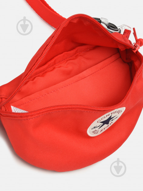 Сумка поясна Converse Sling Pack UNIVERSITY CHUCK TAYLOR PATCH SLING PACK 10019907-610 червоний - фото 6