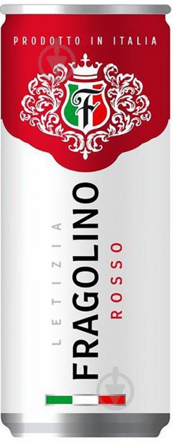 Напій на основі вина Letizia Fragolino Rosso 7% червоне напівсолодке 0,33 л - фото 1