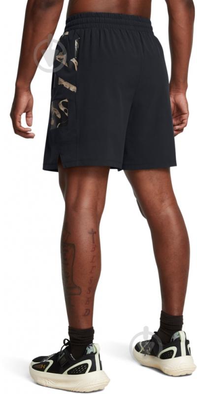 Шорти Under Armour UA BASELINE WOVEN SHORT 1383391-002 р. L чорний - фото 2