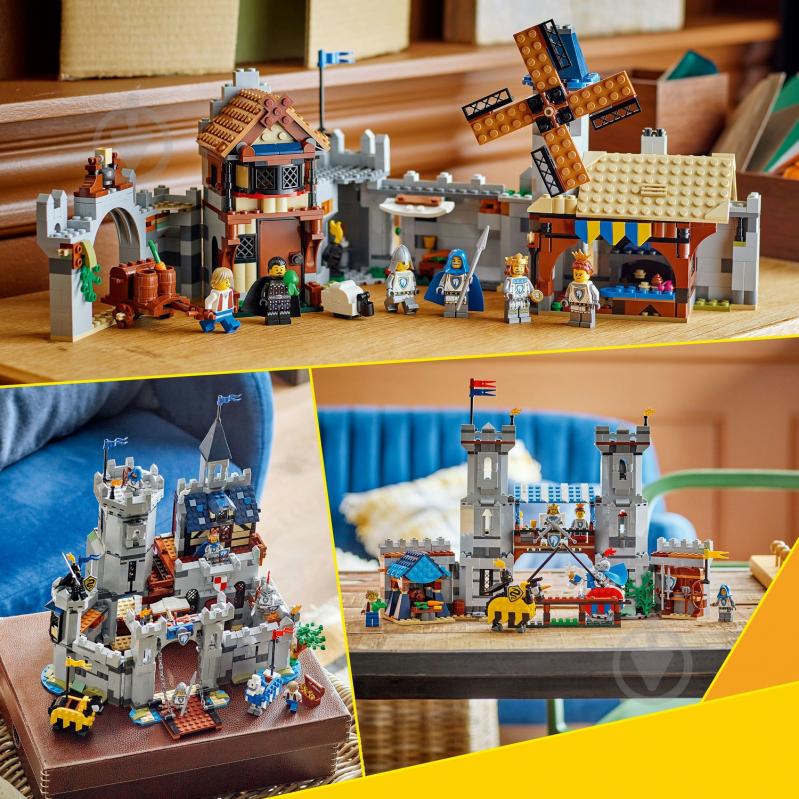Конструктор LEGO Creator Середньовічний замок із лицарем на коні 31168 - фото 7 Конструктор LEGO Creator Середньовічний замок із лицарем на коні 31168 - фото 7