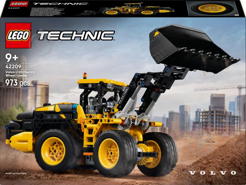 Конструктор LEGO Technic Колісний навантажувач Volvo L120 Electric 42209 - фото 1 Конструктор LEGO Technic Колісний навантажувач Volvo L120 Electric 42209 - фото 1