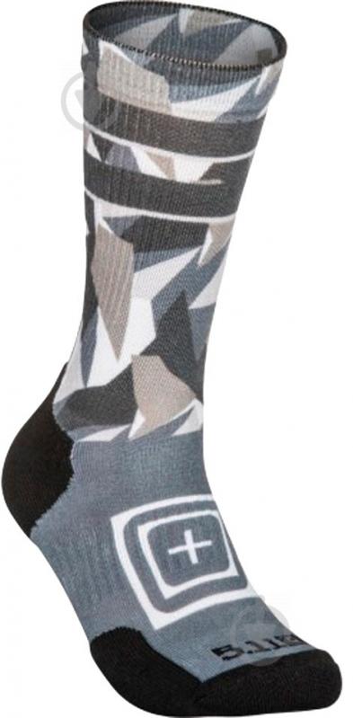 Носки 5.11 Tactical Sock&Awe Crew Dazzle серый р.M - фото 4