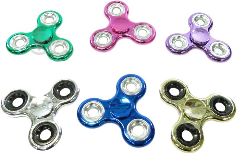 Игрушка-антистресс HGL Metallic Cool Spinner в ассортименте - фото 2