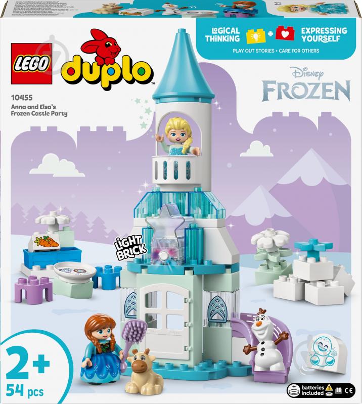 Конструктор LEGO DUPLO Disney Вечірка у крижаному палаці Ельзи та Анни 10455 - фото 1 Конструктор LEGO DUPLO Disney Вечірка у крижаному палаці Ельзи та Анни 10455 - фото 1