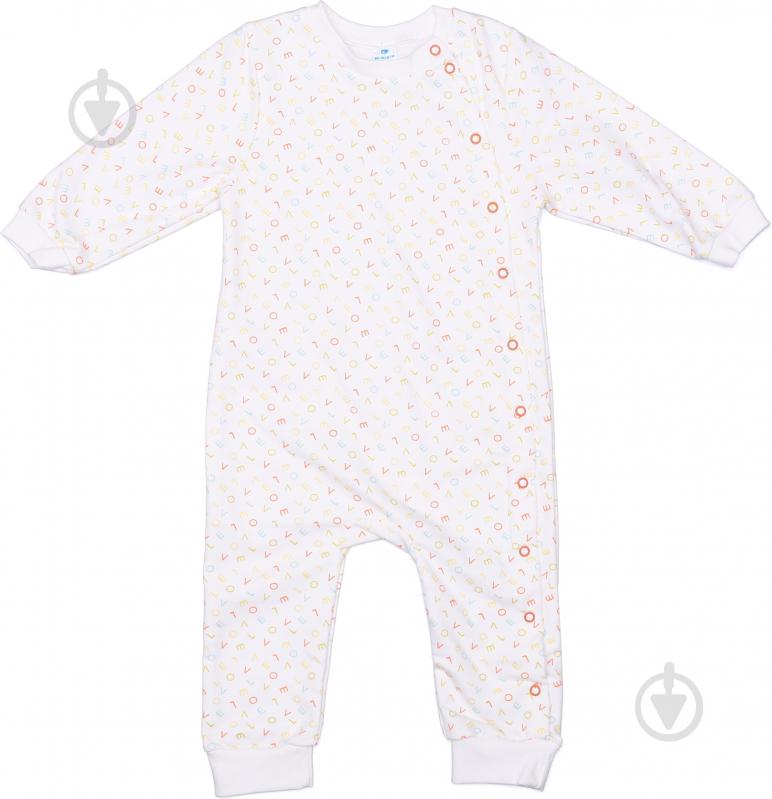 Комбинезон для девочки Minikin р.80 белый с принтом - фото 2