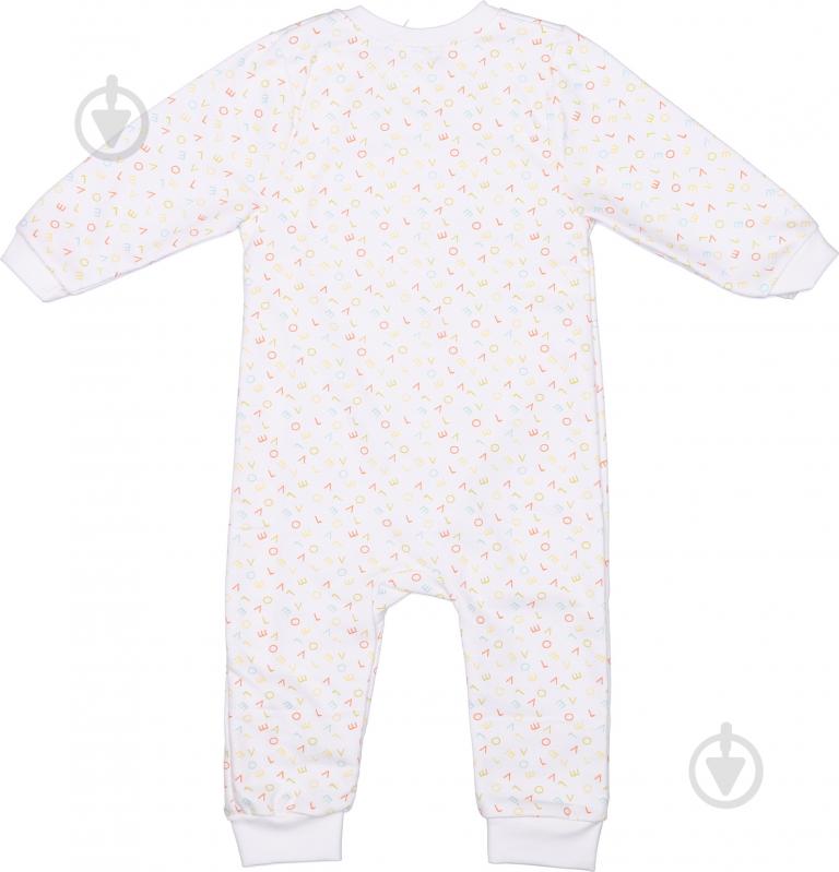 Комбинезон для девочки Minikin р.80 белый с принтом - фото 3