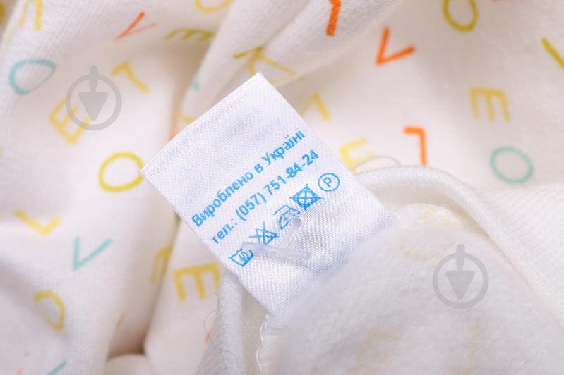 Комбинезон для девочки Minikin р.80 белый с принтом - фото 6