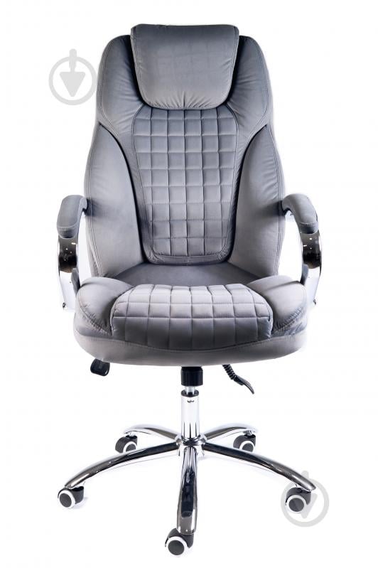 Кресло офисное Tehforward Тесла серый - фото 6