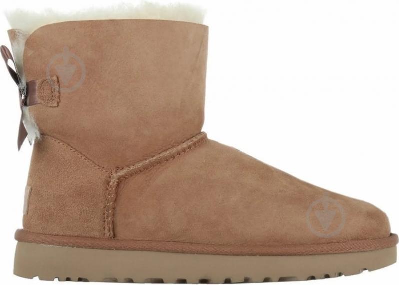 Ботинки UGG W MINI BAILEY BOW II 1016501-CHE р.36 коричневый - фото 1