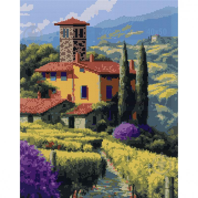 Алмазная мозаика Тоскана 40x50 см Santi - фото 1