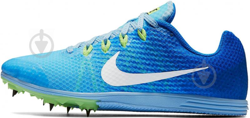 Кросівки жіночі демісезонні Nike WMNS NIKE ZOOM RIVAL D 9 806560-401 р.42 блакитні - фото 4