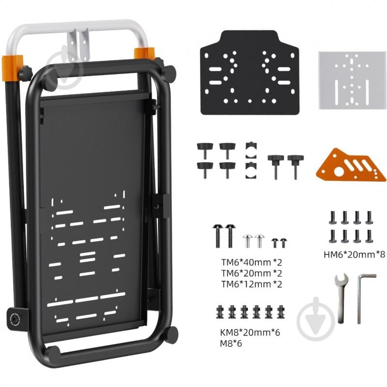 Стійка для ігрового керма PXN A11 black/silver - фото 4