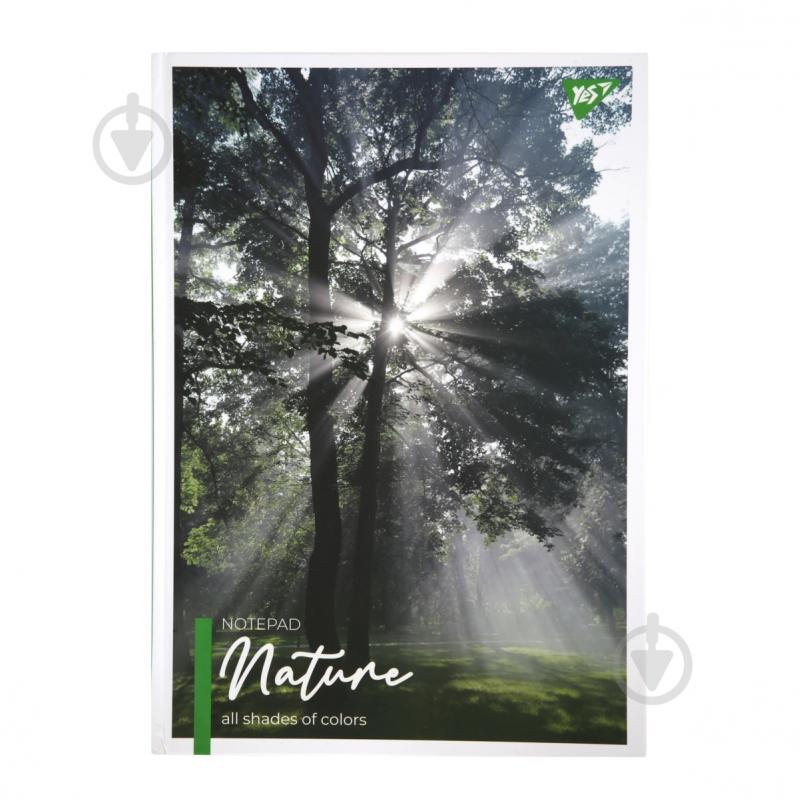 Блокнот YES А4 80 лист. Nature клетка 152033 - фото 1
