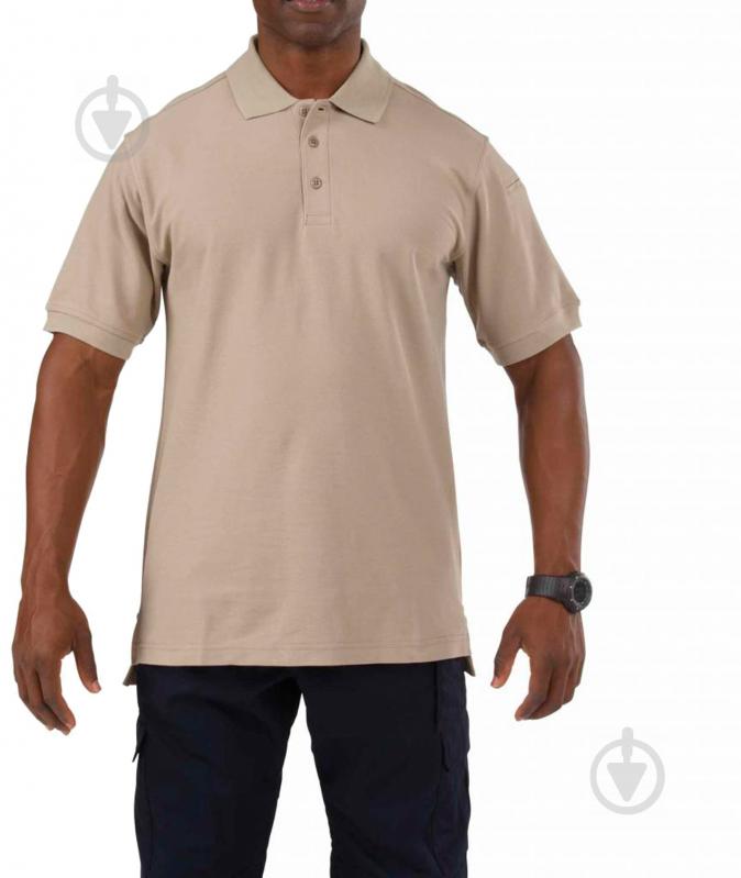 Поло 5.11 Tactical UTILITY POLO р.XXL. Silver Tan зеленый - фото 1