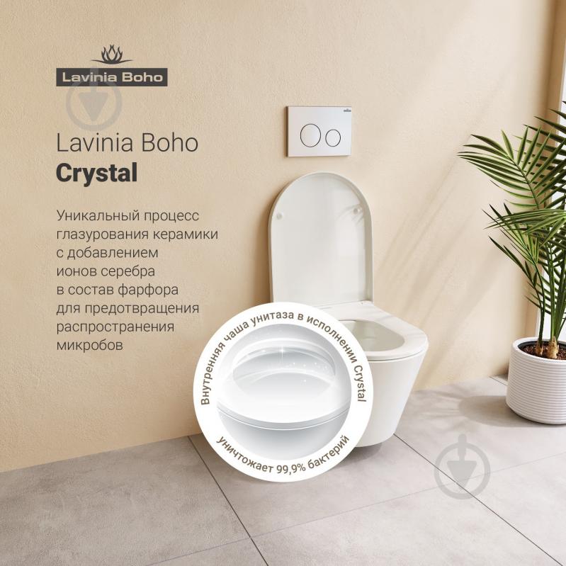 Унітаз підвісний Lavinia Boho Biore Compacto Rimless безободковий з сидінням Soft Close - фото 4