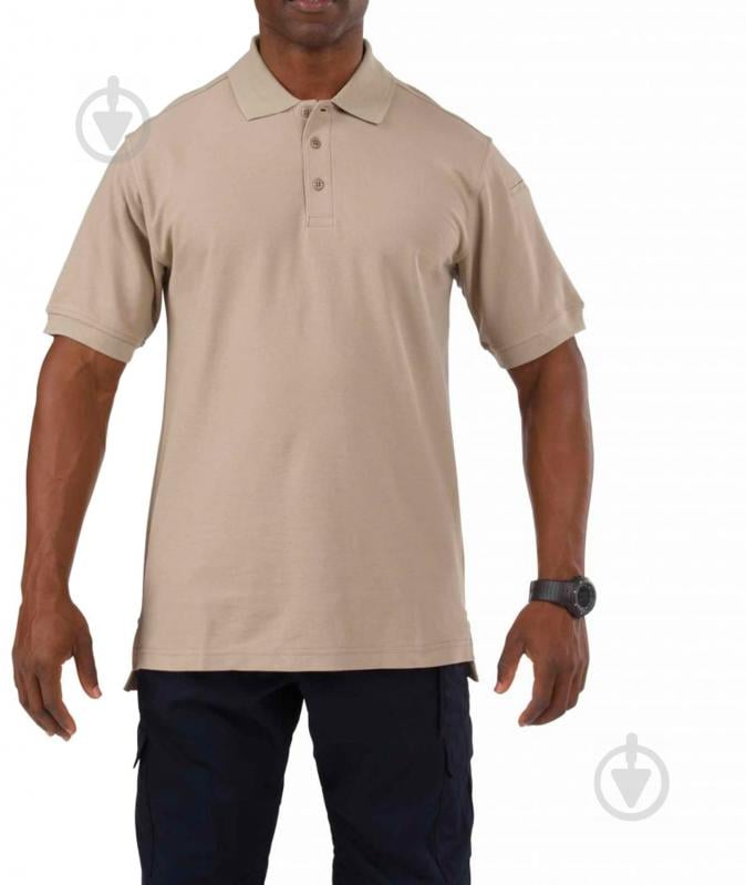 Поло 5.11 Tactical UTILITY POLO р.S.Silver Tan зеленый - фото 1