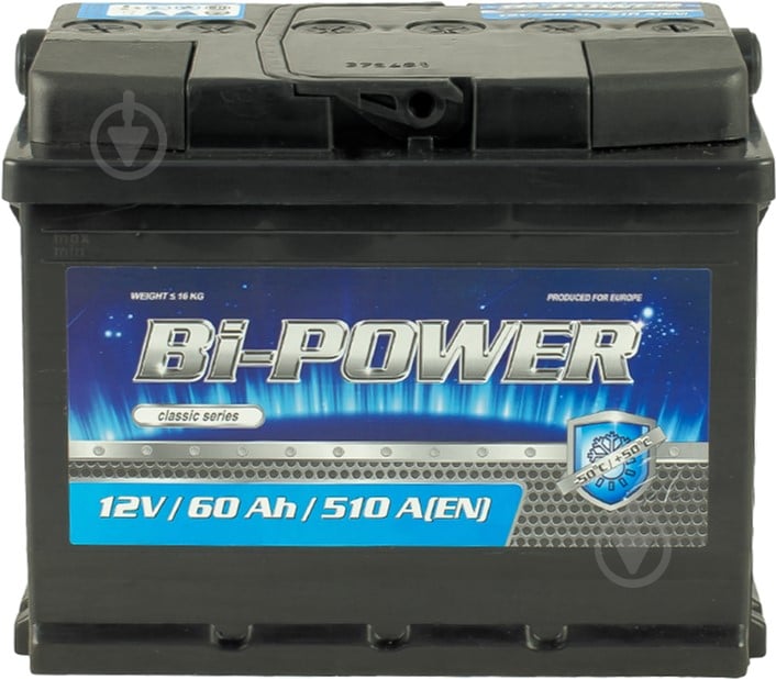 Акумулятор автомобільний BI-Power Classic 60Ah 510A 12V klv06001 «+» ліворуч (klv06001) - фото 2