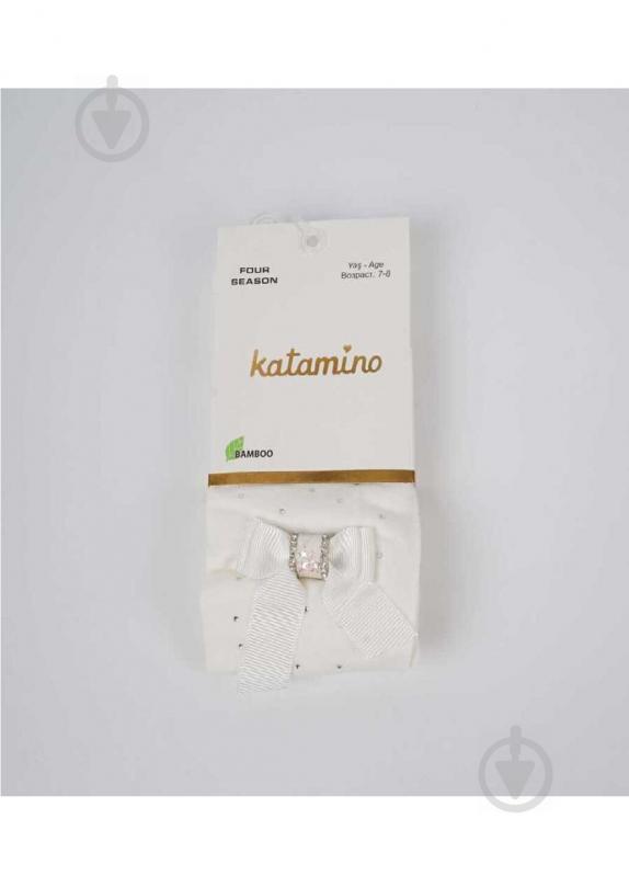 Колготки для девочек KATAMINO K32163 р.106-118 молочный - фото 2