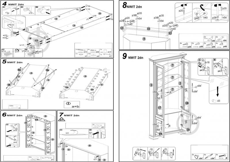 Шкаф BRW Україна NWIT 2dn Stylius черешня античная - фото 3 Шкаф BRW Україна NWIT 2dn Stylius черешня античная - фото 3