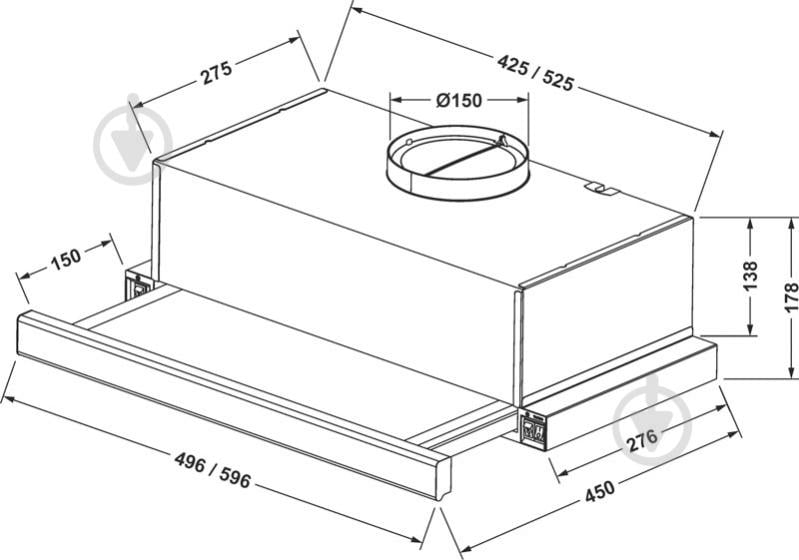 Вытяжка Eleyus Cyclon 700 50 IS+GR - фото 16