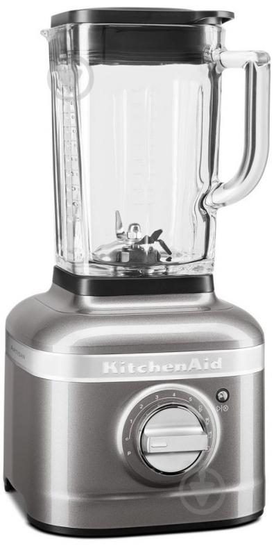 Блендер стаціонарний KitchenAid 5KSB4026EMS ARTISAN K400 1,4л срібний медальйон - фото 2