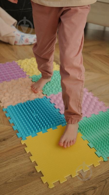 Массажный коврик Ортек Микс Пазлы 8 элементов + 8 Секторов ПАСТЕЛЬ 12900 - фото 14 Массажный коврик Ортек Микс Пазлы 8 элементов + 8 Секторов ПАСТЕЛЬ 12900 - фото 14