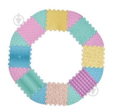 Массажный коврик Ортек Микс Пазлы 8 элементов + 8 Секторов ПАСТЕЛЬ 12900 - фото 1 Массажный коврик Ортек Микс Пазлы 8 элементов + 8 Секторов ПАСТЕЛЬ 12900 - фото 1