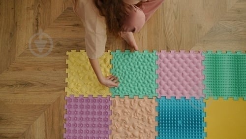 Массажный коврик Ортек "Пазлы Микс" 10 элементов Пастель 12808 - фото 14 Массажный коврик Ортек "Пазлы Микс" 10 элементов Пастель 12808 - фото 14